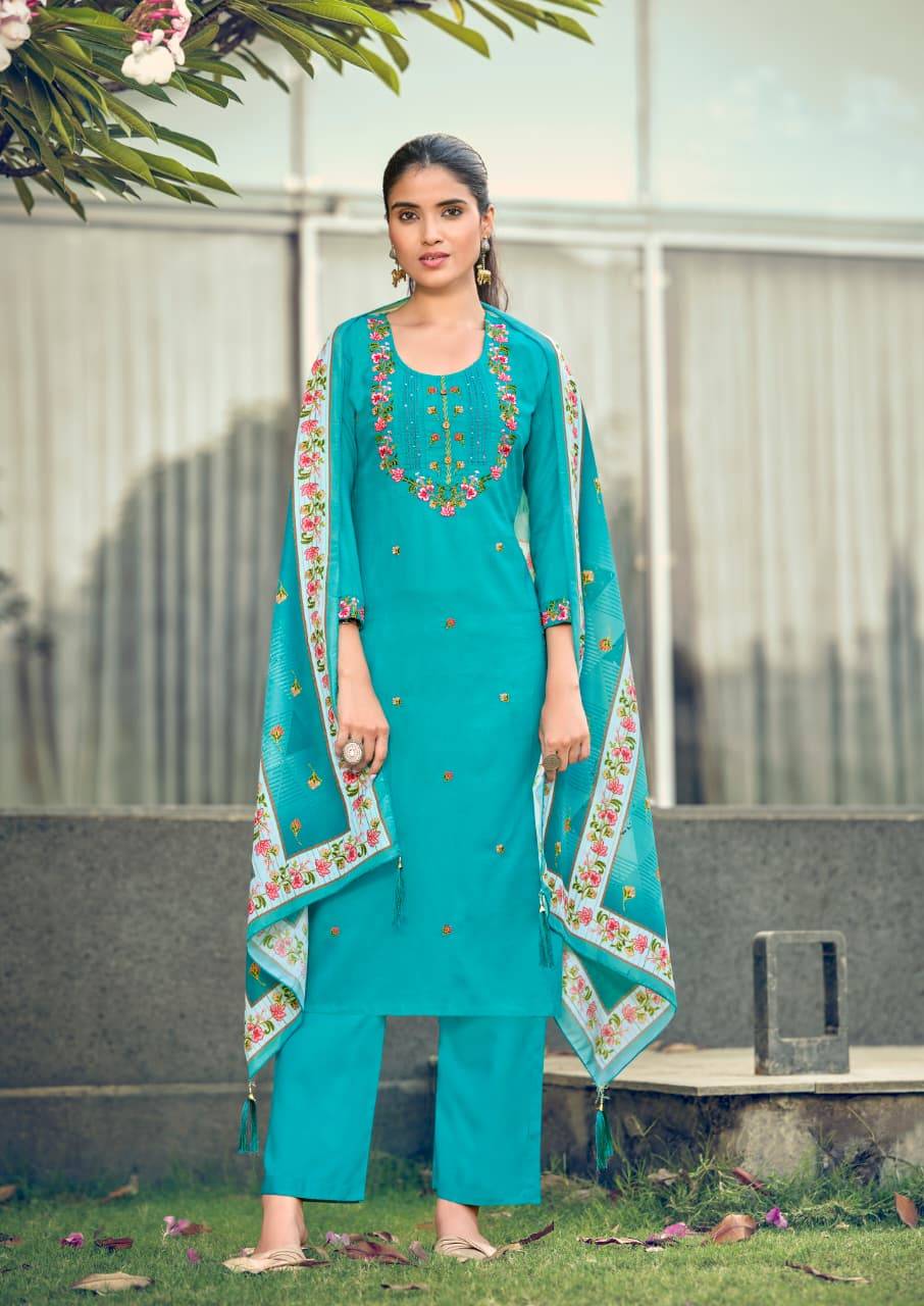 BAWREE By WOODEE 1001 to 1006 Series Designer Festive Suits Beautiful Fancy Stylish Colorful Party Wear & Occasional Wear Rayon Dress At Wholesale Price